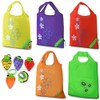 Jindizi Bolsas Plegables Reutilizables, 5Pcs de Compra Reutilizables con Asas,