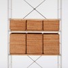 MUJI 47381306 Overlapping Rattan Rectangular Basket, Medium (V) Approx. Width