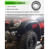 91051-HR3-A21 Front Heavy Duty Wheel Bearing Kit Fit for Honda