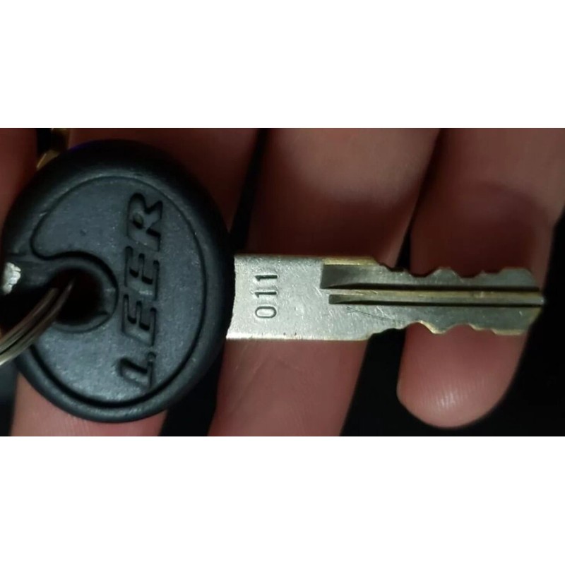 ILCO (2) LEER Truck Cap Replacement Keys Cut to Key