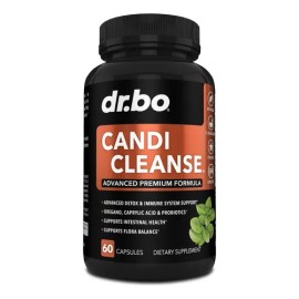 Suplemento Nutricional Dr. Bo Candida CLEANSE Aceite de Orégano Probióticos 60 Cápsulas