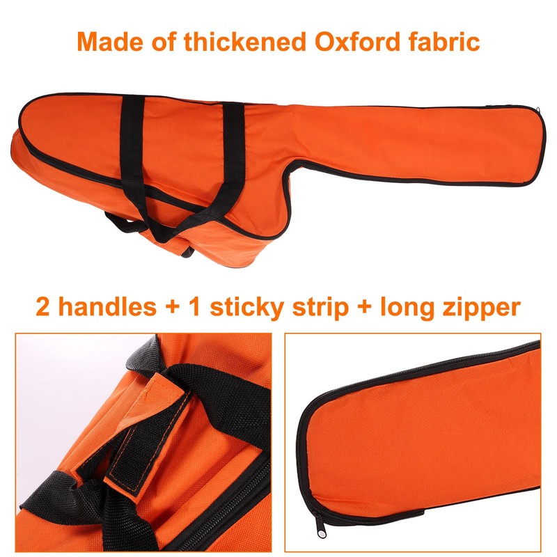 sourcing map Heavy Duty Chainsaw Carrying Case 35" x 5.5"