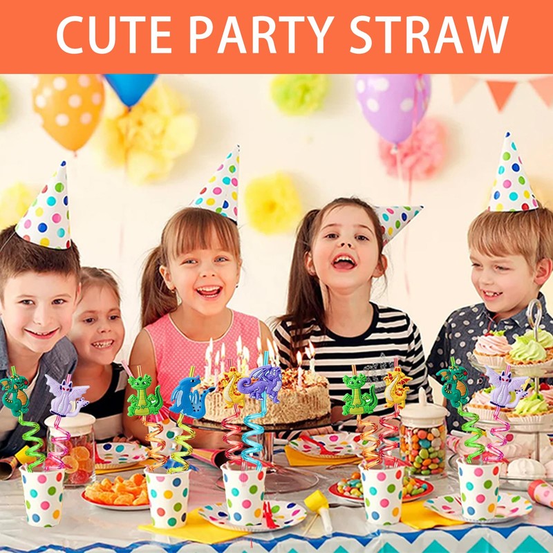 YOUYIKE Pack of 8 children's straws