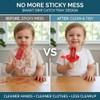 8-Pack Silicone Popsicl-e Holders & Ice P-op Sleeves