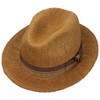 Brixton Roma Fedora Strohhut Fedorahut Sommerhut Sonnenhut Strandhut (L (59-60