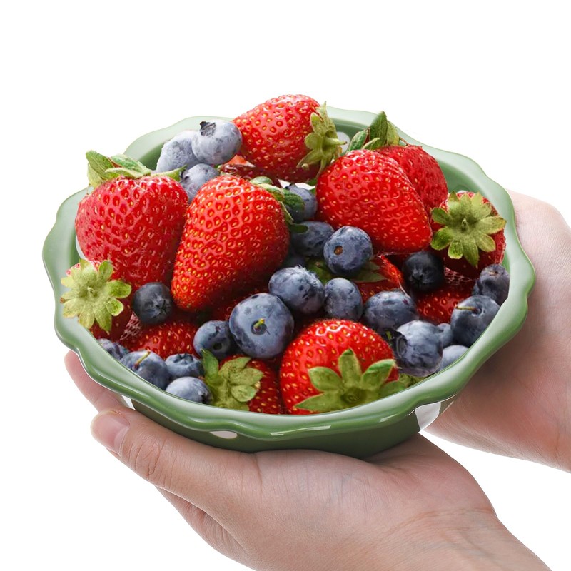 AVLA 4 Pack Ceramic Mini Pie Pans, 6 Inch Small