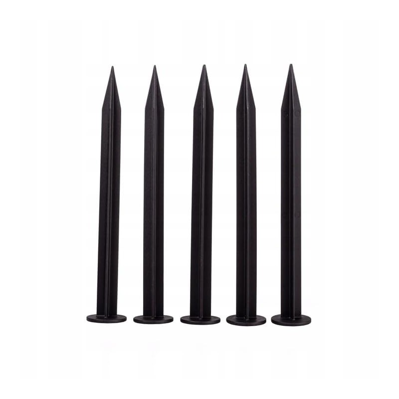 Anchor Pegs for Agrotextile Edges | 20 PCS, 18cm Black