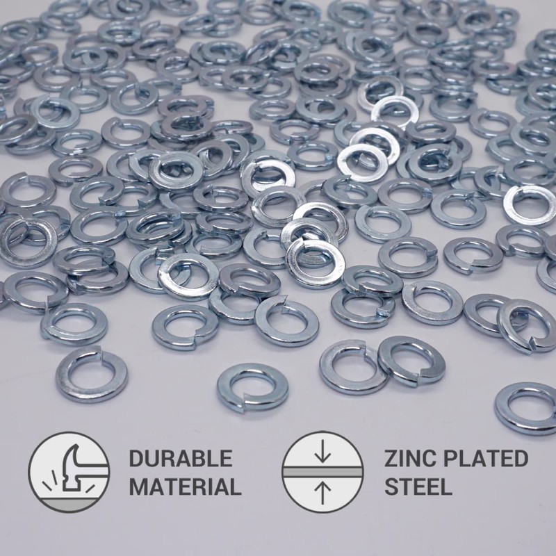 (Pack of 150) DIN 127 Spring Washers M10 Metal Washers