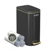 KSSKSS 2.6 Gallon Slim Bathroom Trash Can with Soft-Close Foot
