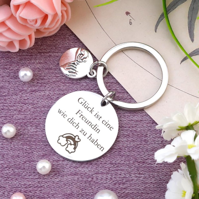 Yilousy Gift for Girlfriend Christmas, Keyring Gift, Girlfriend Gift, Girlfriend