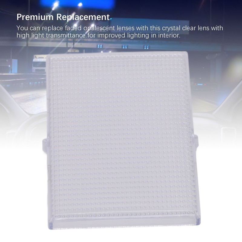 Dome Light Lens Snap On Transparent Plastic Roof Dome Light