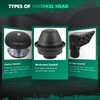 SCITOO Universal 3.0" Car Snorkel Mushroom Head Pre-filter 3 inch