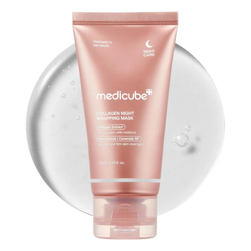 Mascarilla Exfoliante Medicube Collagen Overnight Pack 75 Ml