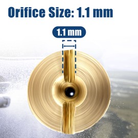 RIDGE WASHER 1.1 mm Orifice for Foam Cannon and Foam Maker, Universal Thread Nozzle Tips and Mesh Filter for Snow Foam Lance, 4-Pack