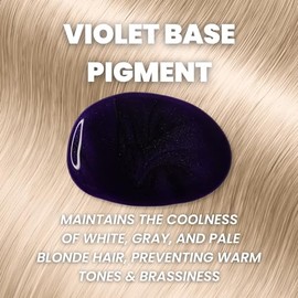 Pure Blends Hydrating Color Depositing Shampoo, Violet, White, Gray and Pale Blonde Hair, 8.5 oz.