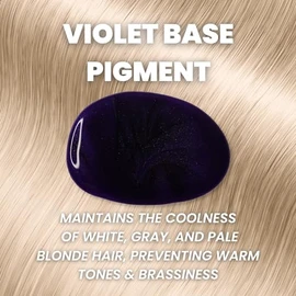 Pure Blends Hydrating Color Depositing Shampoo, Violet, White, Gray and Pale Blonde Hair, 8.5 oz.