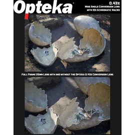 Opteka 58mm 0.43X HD Professional Super Wide Angle Lens with Macro for Canon EOS DSLR Cameras