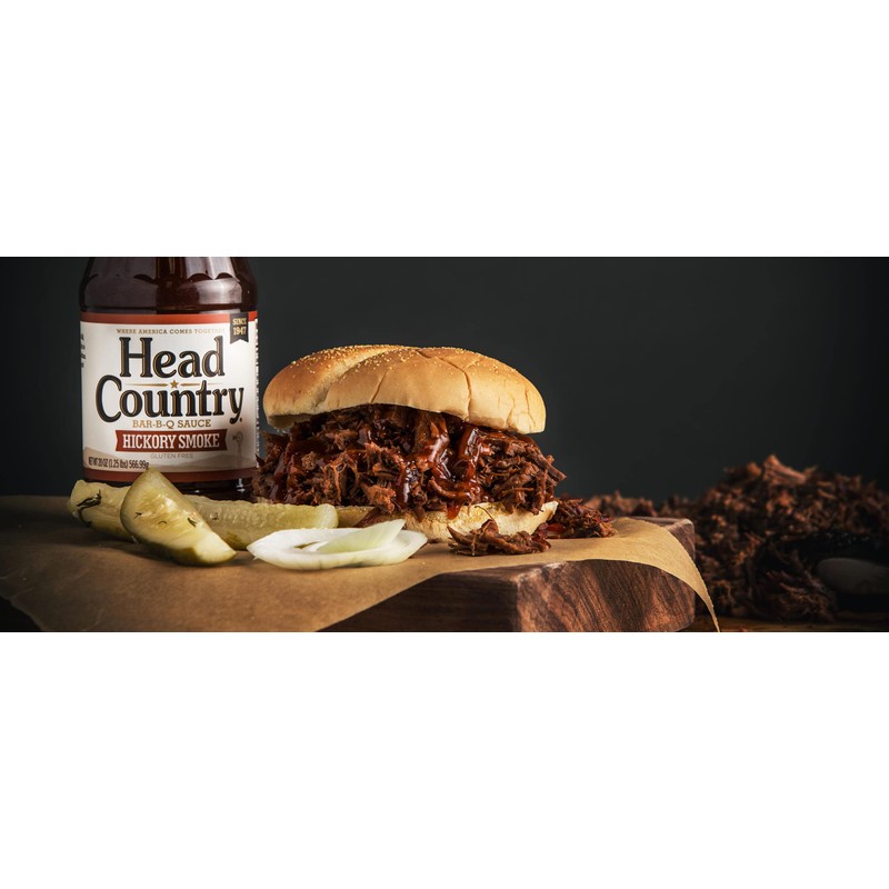Head Country Bar-B-Q Sauce, Hickory Smoke Soy Free, Gluten Free
