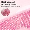 Asheyya 3 Pcs Cooling Eye Mask, Reusable Gel Beads Ice