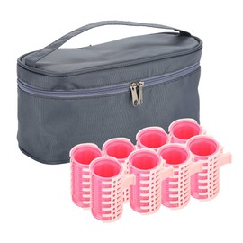 8 Stücke Lockenwickler Set, Kunststoff großer Griff hitzebeständige Lockenwickler Self Grip Lockenwickler Set Entenschnabel Clipslockenw für Lange und Kurze Haare Hair