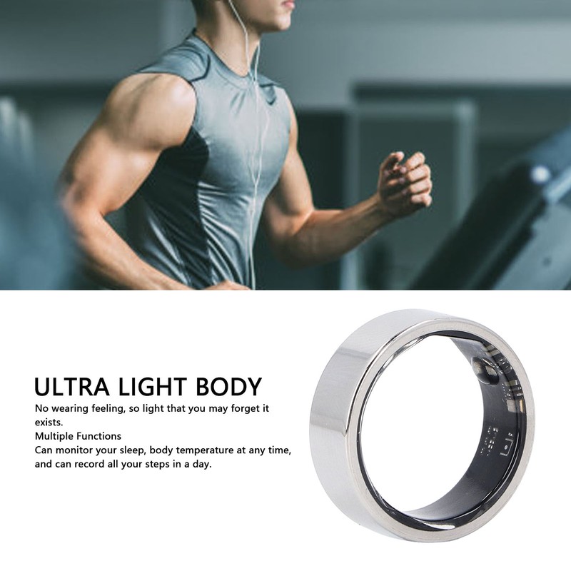 Smart Ring Lightweight Body Temperature Sleep Monitoring Pedometer Smart Health