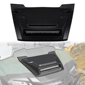 A & UTV PRO Kit Hood Scoop with LED Spotlight for Honda Pioneer 700 700-2 700-4 Accessories 2014-2025 Front Hood Cover with Light