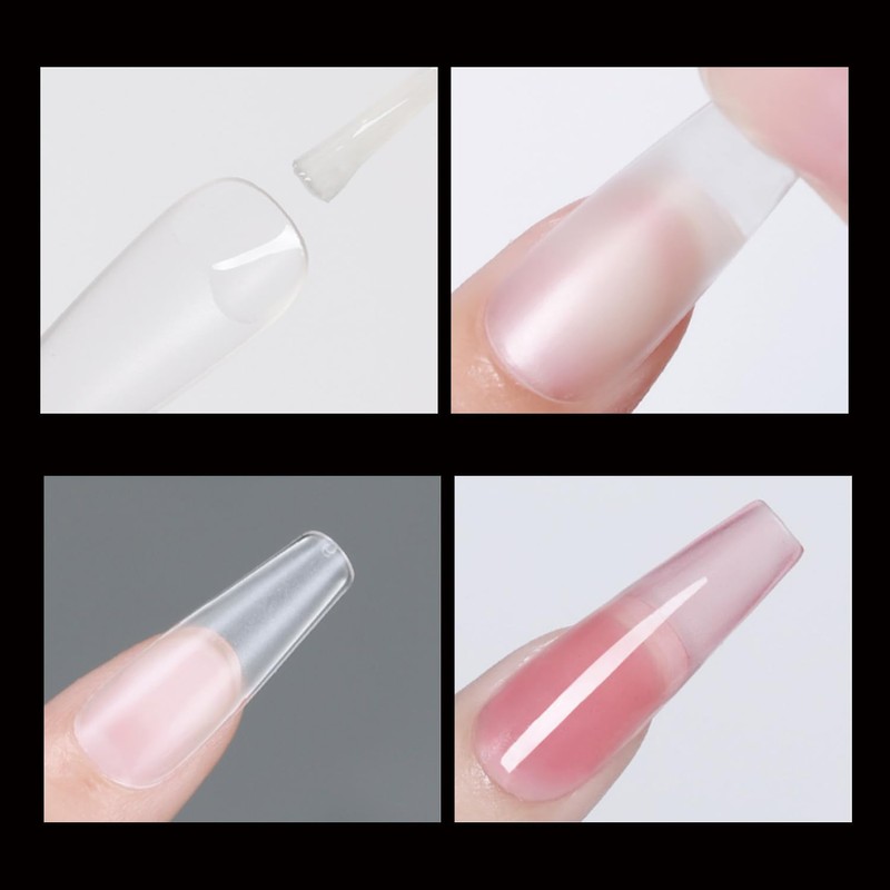 Nail Tip, Oval, Short S, Ultra Thin, Full Paste Double-Sided