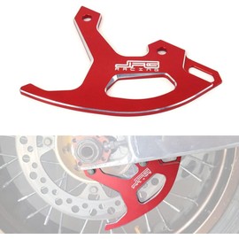 JFG RACING Dirt Bike Rear Brake Disc Guard,CNC Motorcycle Rotor Cover Protector for CRF250R 2004-2025/CRF250X 2004-2017/CRF450R 2002-2025/CRF450X 2005-2017/CRF450RX 2017-2025-Red