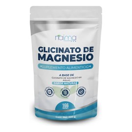 Glicinato Magnesio Puro 500g Sabor Suplemento Naima