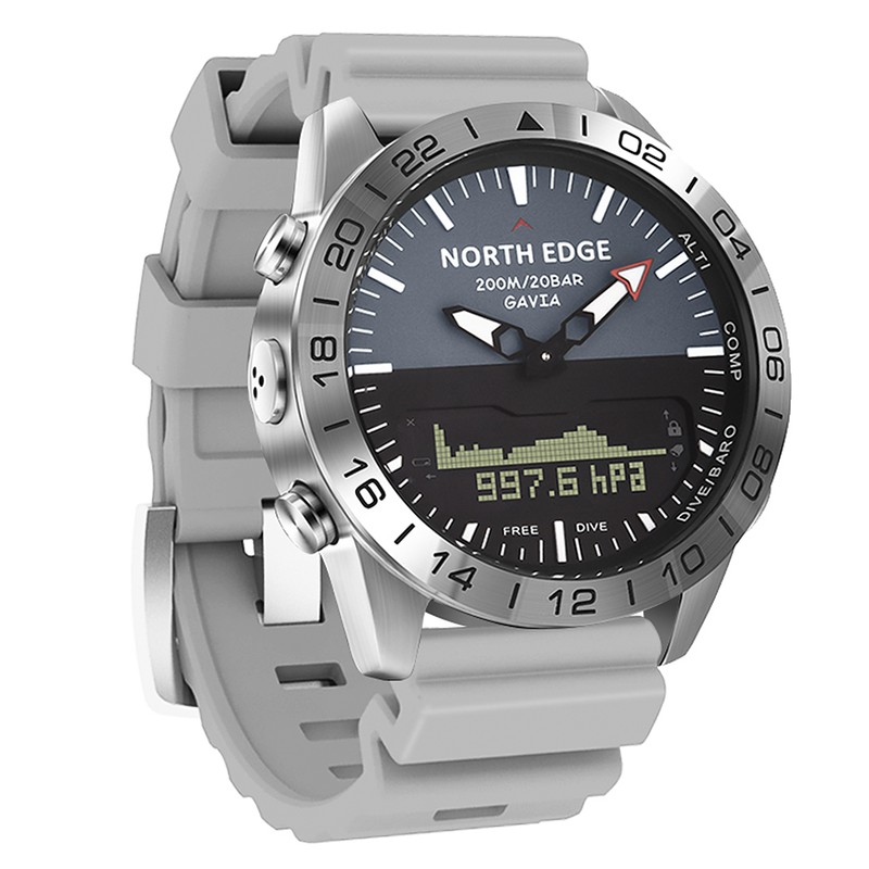 Men Sports Watch Digital Analog Display Diving Watch Water Resistant