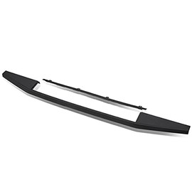 Auto Dynasty Top Rear Center Flex Step Tailgate Molding Trim Cover Cap Protector Compatible with Ford F-150 15-18, Matte Black