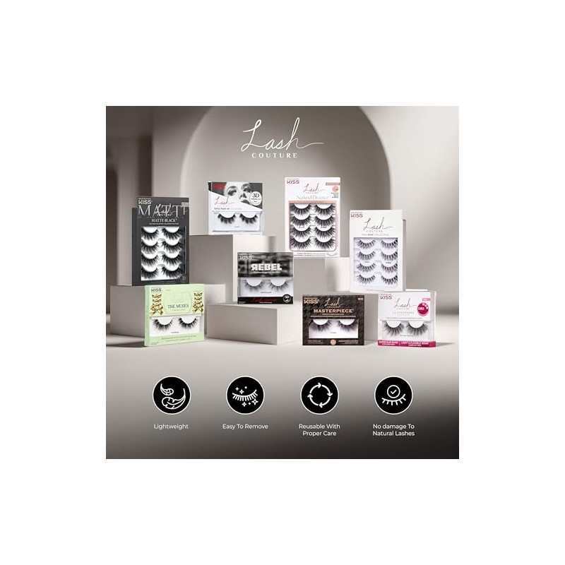 Kiss Lash Couture Naked Drama - Multipack 01
