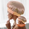 Zixsavk Silk Bonnet for Sleeping Women - Waterproof Shower &