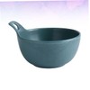 KICHOUSE Portable Stylish Ceramic Salad Bowl Kitchen Bowl for Salad