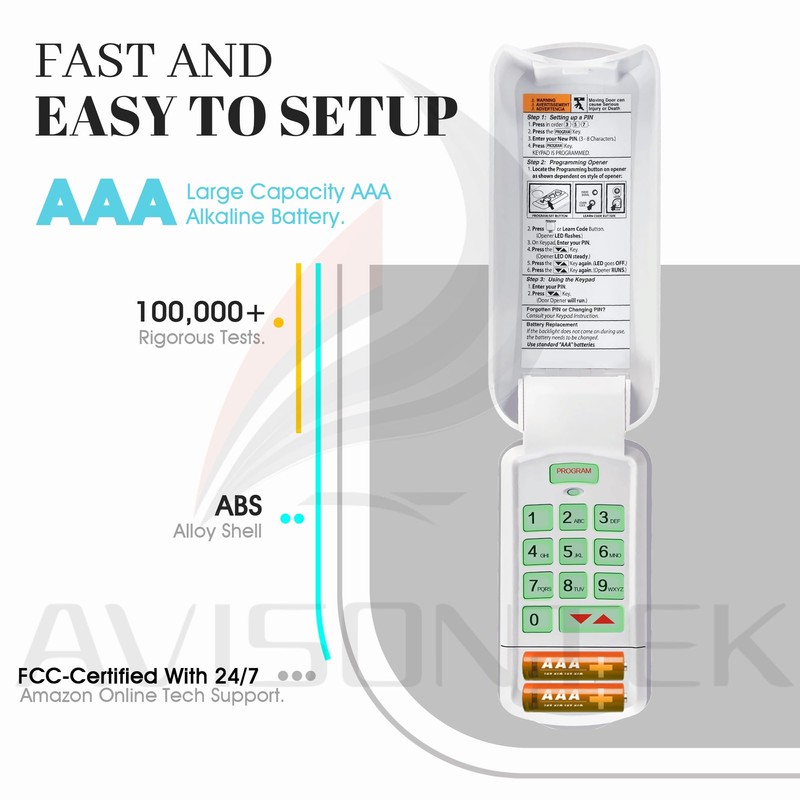1 for OKP-BX Overhead Door Garage Opener Keypad - Compatible