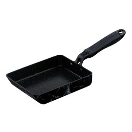 Bestco NX-115 MARBLE KITCHEN Egg Grill 5.1 x 7.1 inches (13 x 18 cm), For Gas Fire, Black, Marble Pattern