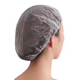 YFFSFDC Shower Caps, 50 Pieces, Disposable Hair Caps, Single Use, For Hair Coloring, Hair Dying, Bath, Cooking, Work, One Size Fits Most, Unisex