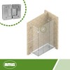 Amig 19959 – Shower Hinge Mod.c Matte Nickel