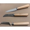KEEMAKE 3PCS Paring Peeling Knife Set Stainless Steel Cutlery Slicing