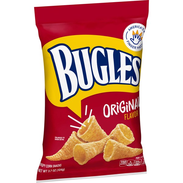Bugles Original Flavor Crispy Corn Snacks, 12 ct, 3.7 oz