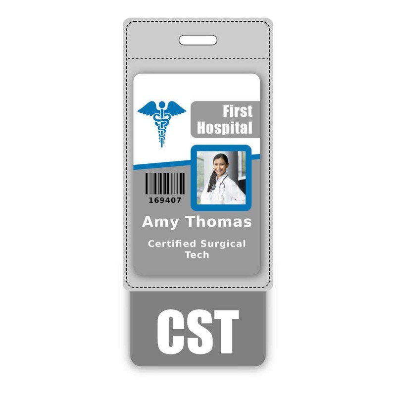 CST Badge Buddy Vertical w/Height & Weight Conversion Charts (Oversized,
