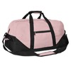 DALIX 21" Large Duffle Bag with Adjustable Strap (Pink)