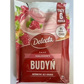Delecta Raspberry Pudding Mix 5-pack 5x64g/5x2.3oz