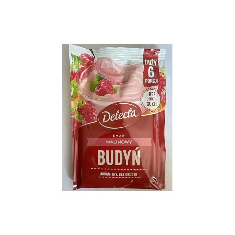 Delecta Raspberry Pudding Mix 5-pack 5x64g/5x2.3oz