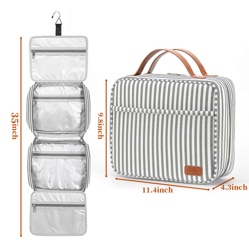 Hanging Toiletry Bag, Large Capacity Waterproof Cosmetic Bag, Makeup Organizer