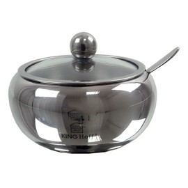 Kinghoff Beauty in the Simple Form Sugar Bowls (460 ml | Shine)