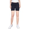 2LUV - Pantalones ajustados de uniforme elásticos de 5 bolsillos