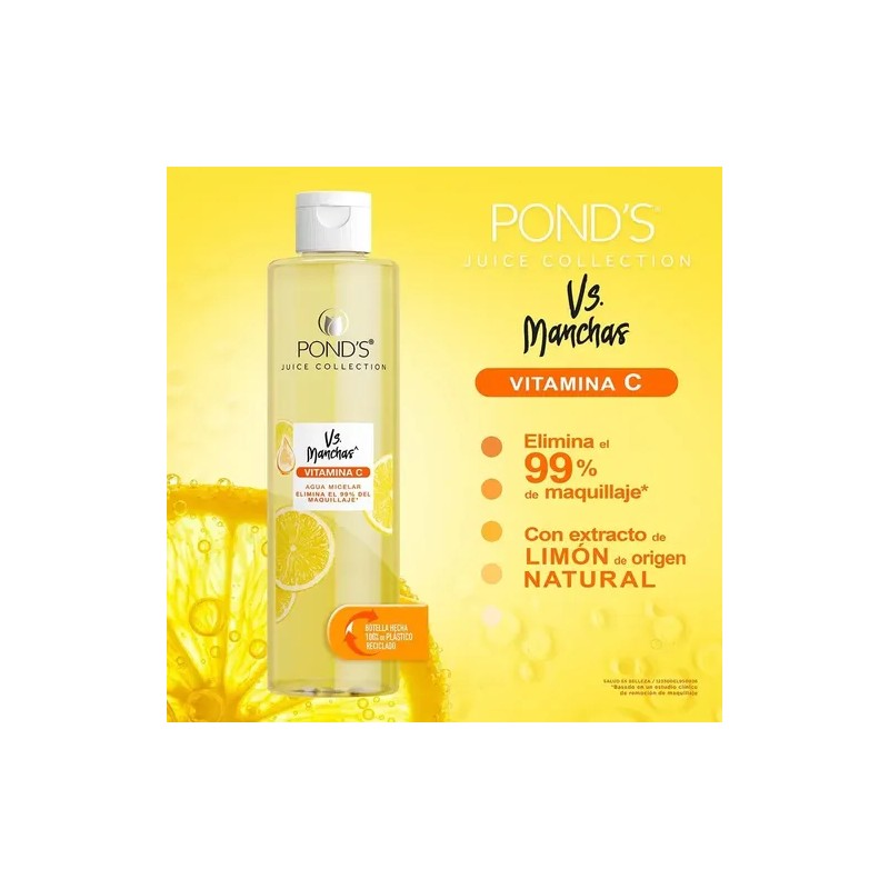 Pond's Agua Micelar Vs Manchas Vitamina C 300ml