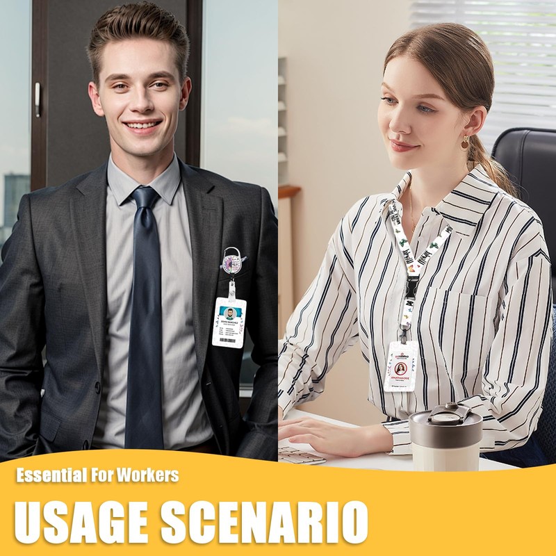 Be Kind Lanyards for ID Badges,Colorful Sunflower Butterfly ID Badge