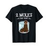 Two Moles Per Litre Science Humour Animal Pun Gift T-Shirt